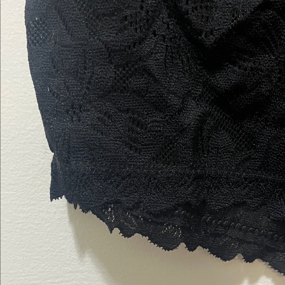 aerie Black Floral Lace brief Shorts NWT M - Picture 4 of 4